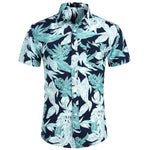 Hawaiian Shirts Mens Tropical Pink Floral Beach Shirt