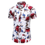 2020 Fashion Print Short Sleeve Hawaiian Shirt