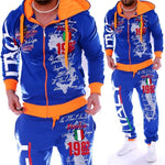 Mens Tracksuit 2 Piece Set Casual Streetwear