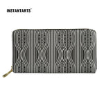 Women PU Leather Wallets Polynesian style