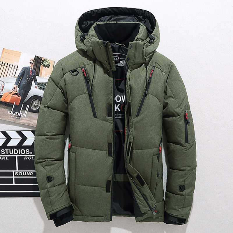 Men Down High Quality Thick Warm Winter Jacket