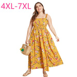 New 2020 summer plus size long pleated dress for women