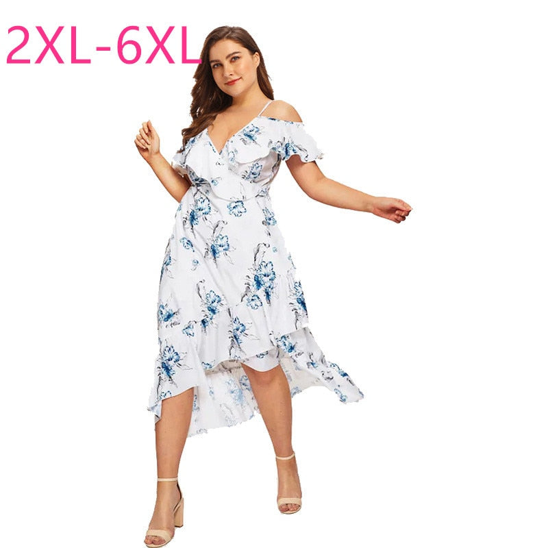 New 2020 summer plus size midi dress for women