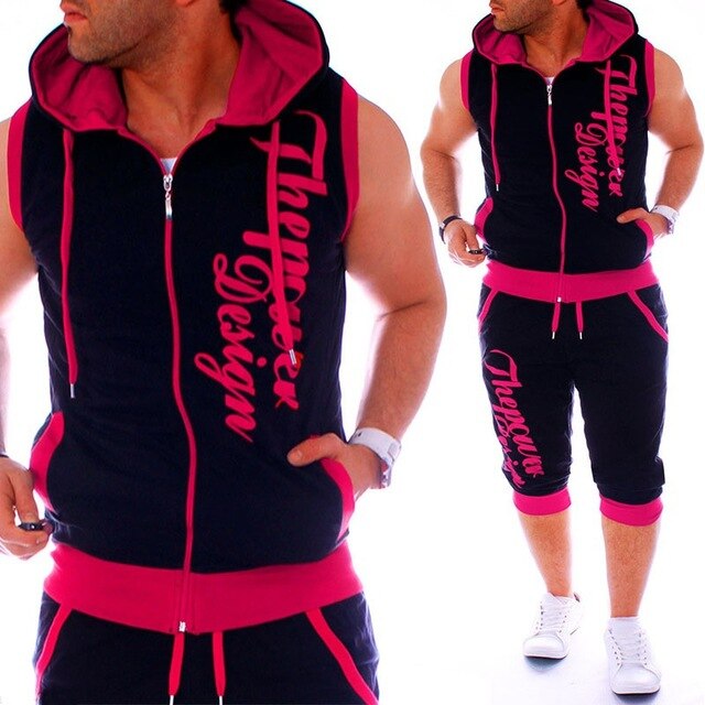 Men Jogger Sets 2Pcs