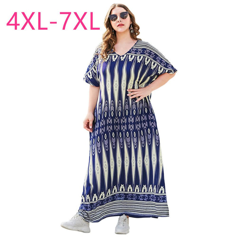 New 2020 summer plus size ankle length dress