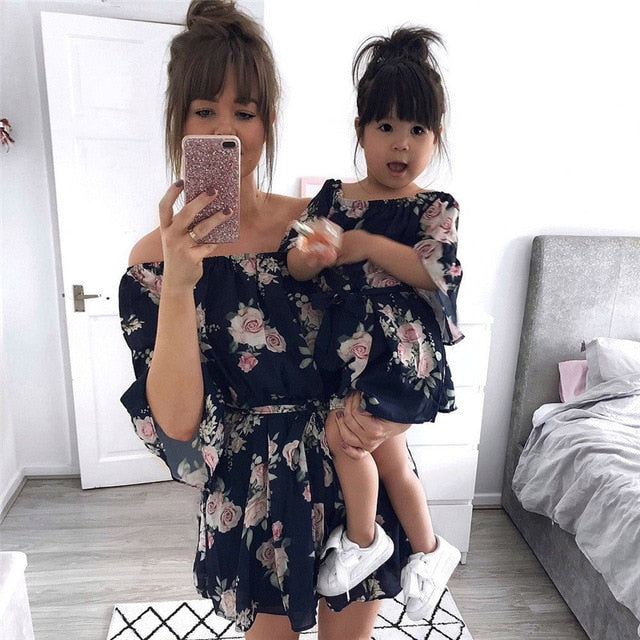 Mother Daughter Dress Family