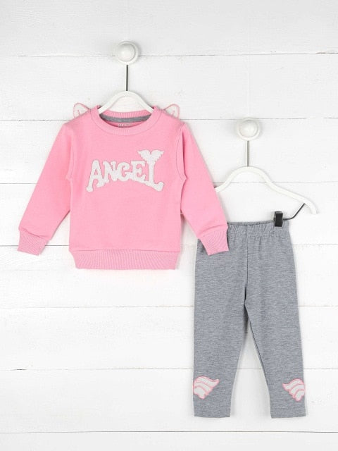 2020 Girl Clothes autumn Toddler Kids Sets Angel