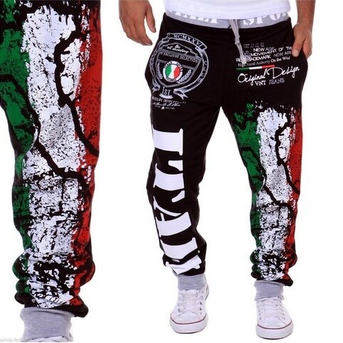 NEW Gyms Letter Printed Sports Pants Joggers