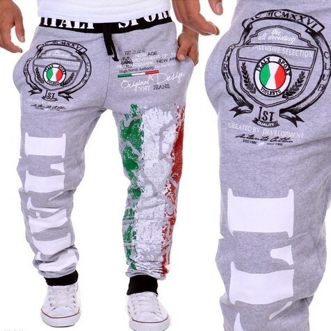 NEW Gyms Letter Printed Sports Pants Joggers