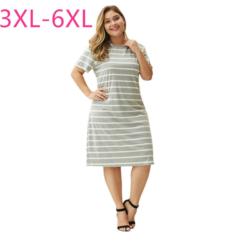 New 2020 summer plus size midi dress for women