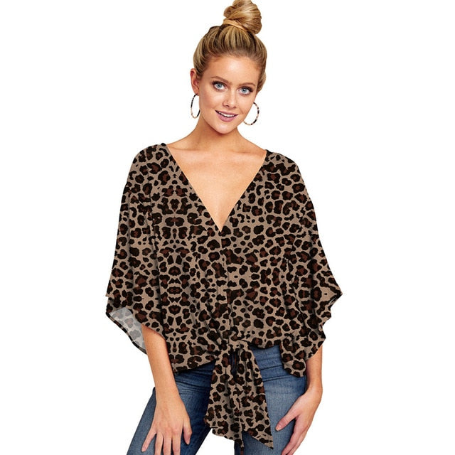 Summer Casual Loose Women Blouse Plus Size