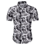 Summer Mens Leaf Print Shirts 2020 New Fashion Brand