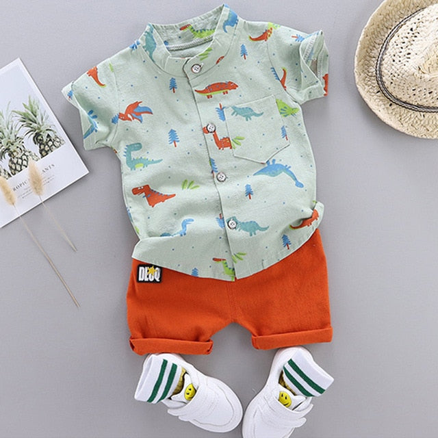 Summer Infant Suit Baby Clothing Set for Boys