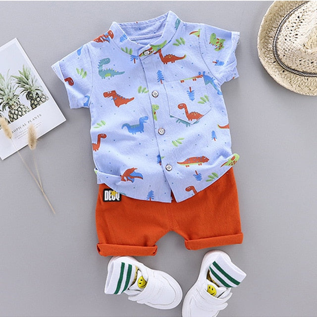 Summer Infant Suit Baby Clothing Set for Boys