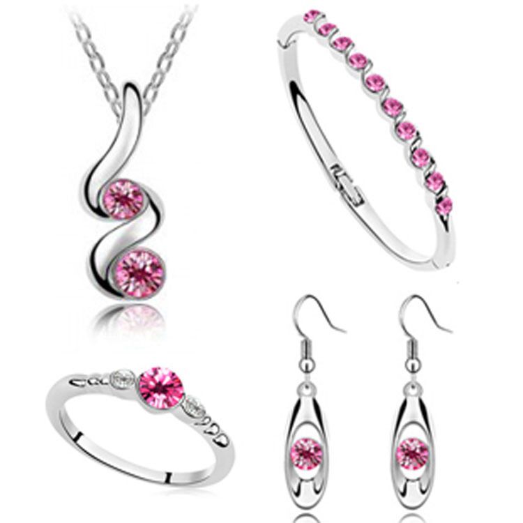 Exquisite Pearl 925 Sterling Silver Jewelry Set