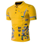 Men Polo Shirt Short Sleeve Casual