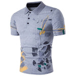 Men Polo Shirt Short Sleeve Casual