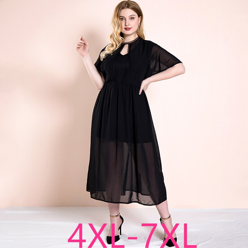 Summer plus size long dress for women