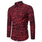 Men's Hipster Leopard Pattern Shirt