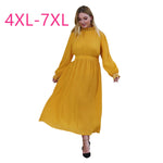 2020 new spring autumn plus size long dress for women