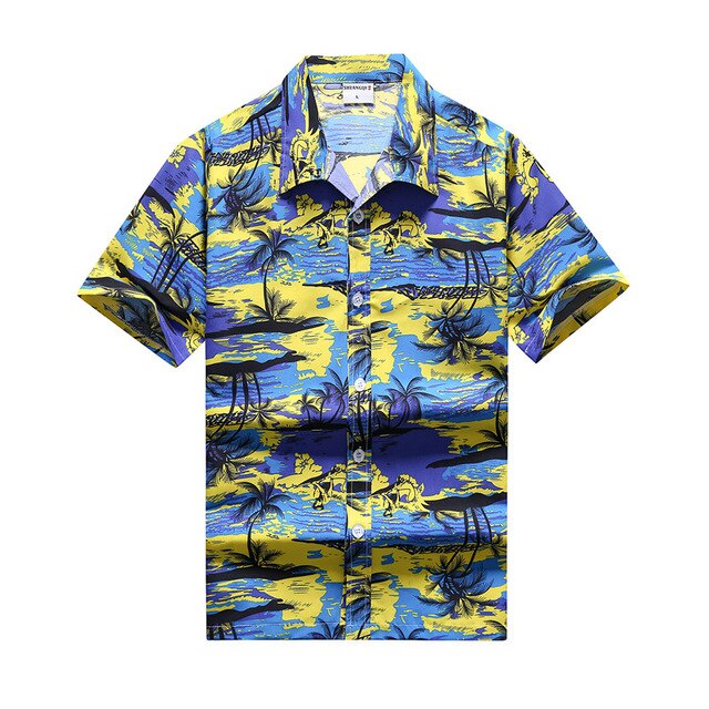 Aloha Hawaiian Shirt Men Clothes