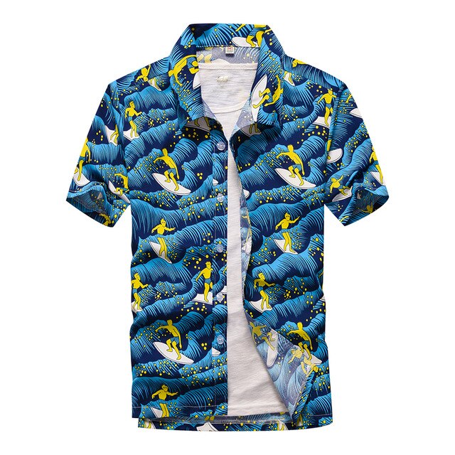 Aloha Hawaiian Shirt Men Clothes