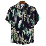 2020 Men Hawaiian Casual Wild Shirts Men Tropical