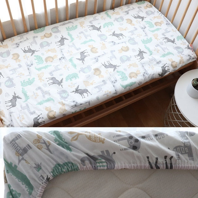 Baby Fitted Sheet For Newborns Cotton