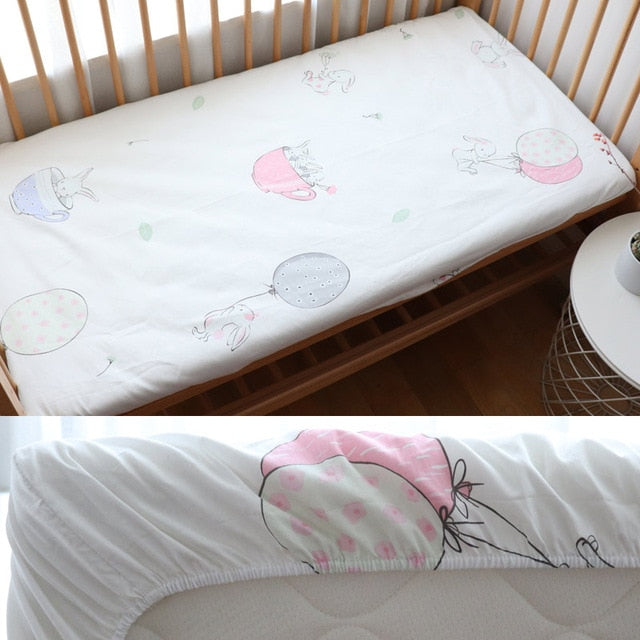 Baby Fitted Sheet For Newborns Cotton