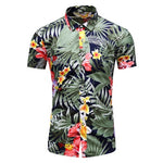 2020 Fashion Print Short Sleeve Hawaiian Shirt