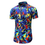 2020 Fashion Print Short Sleeve Hawaiian Shirt