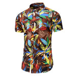 2020 Fashion Print Short Sleeve Hawaiian Shirt