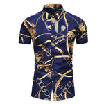 2020 Fashion Print Short Sleeve Hawaiian Shirt