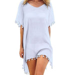 Off Shoulder Beach Dress Bikini Cover Up