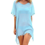 Off Shoulder Beach Dress Bikini Cover Up