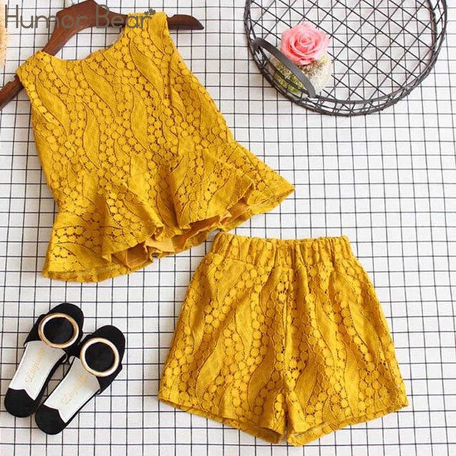 Baby Girls Clothing Set Summer New Sweet Bow