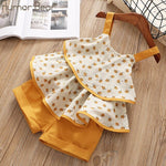 Baby Girls Clothing Set Summer New Sweet Bow