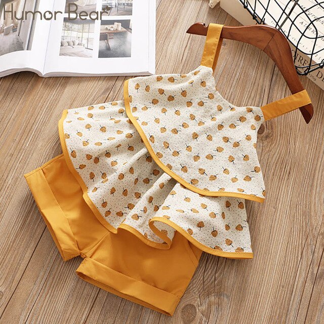 Baby Girls Clothing Set Summer New Sweet Bow