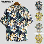 2020 Fashion Men Hawaiian Shirt Short Sleeve