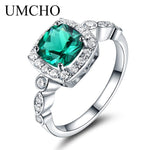 Real S925 Sterling Silver Rings for Women Blue Topaz Ring