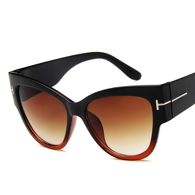 New Fashion Brand Designer Cat Eye Women Sunglasses