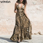 Women Sexy Leopard Dress