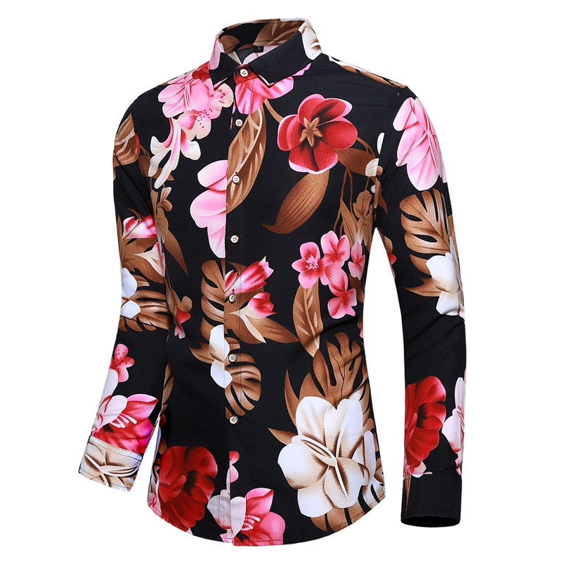 Hawaiian Shirt 2020 New Comfortable Flowers Print