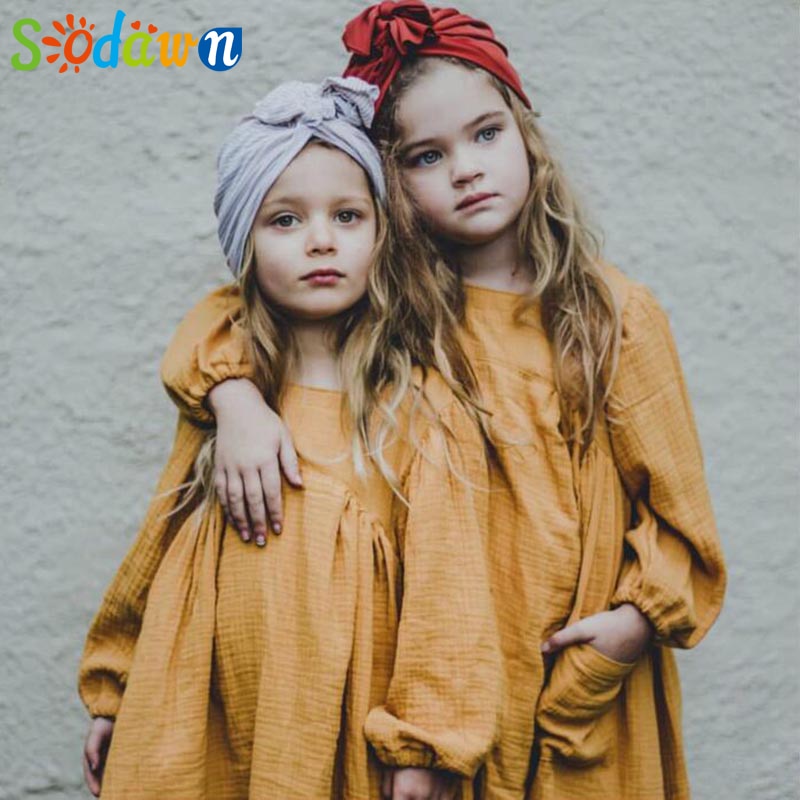 Sodawn  Spring Autumn Girl Dresses