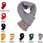 lovely cotton knitted kids scarf