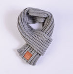 lovely cotton knitted kids scarf