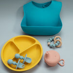 Roll up Travel Baby Bib Set