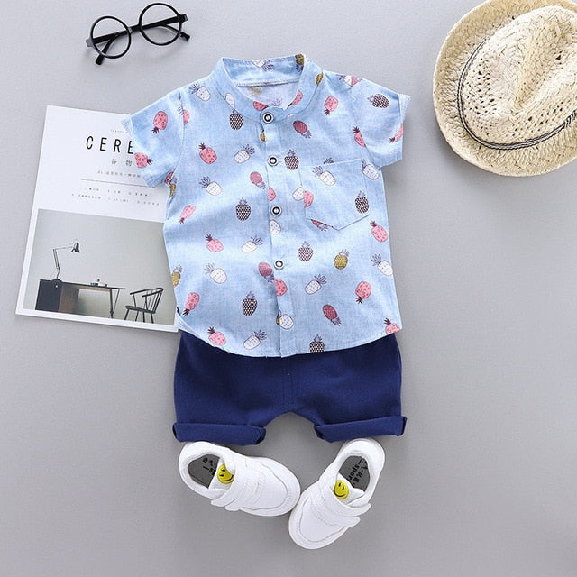 Summer Infant Suit Baby Clothing Set for Boys