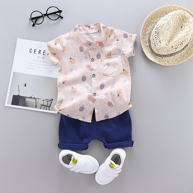 Summer Infant Suit Baby Clothing Set for Boys