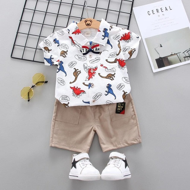 Summer Infant Suit Baby Clothing Set for Boys